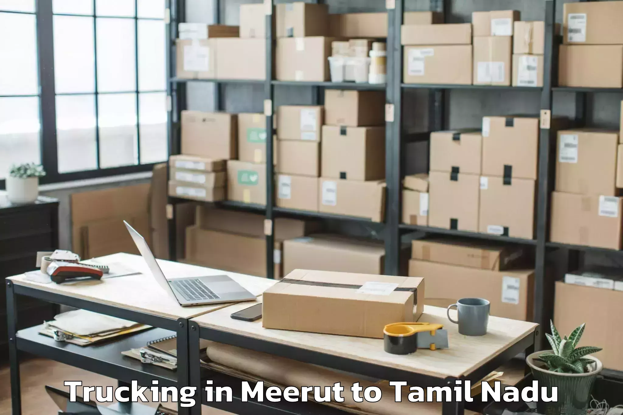 Meerut to Puliyangudi Trucking Booking